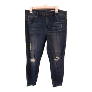 EUC PISTOLA DISTRESSED SKINNY JEANS